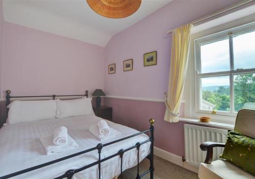 Postel nebo postele na pokoji v ubytování Croft Cottage