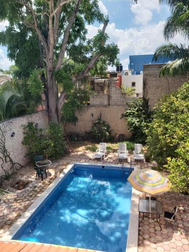 Bazén v ubytování Yucatan Vista Inn Guest House nebo v jeho okolí
