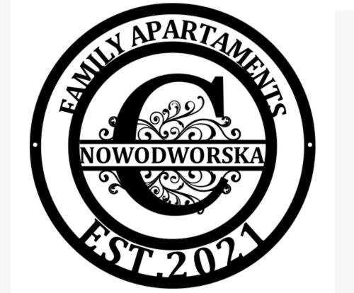a black and white logo for the novellatownagencyagency novellvisor at Apartament Nowodworska in Elblag