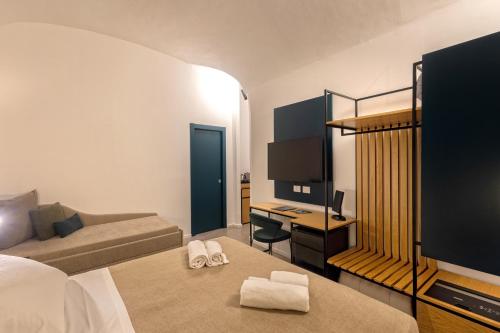 Postel nebo postele na pokoji v ubytování Mazzini Accommodation