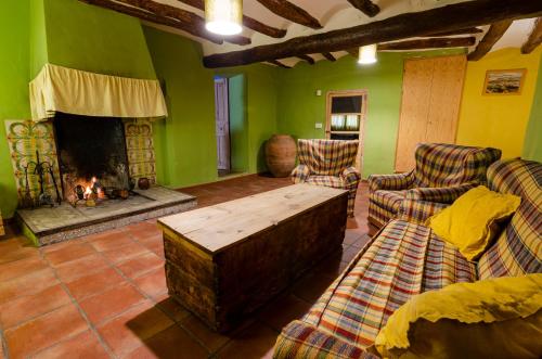 Area soggiorno di Turismo Rural La Ojinegra