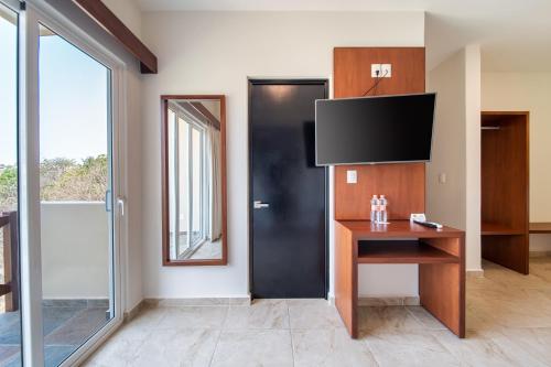 Kuchyň nebo kuchyňský kout v ubytování Villas Coral Huatulco