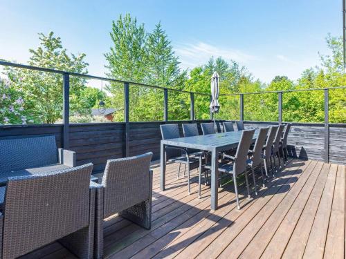 Μπαλκόνι ή βεράντα στο 10 person holiday home in Løgstør-By Traum