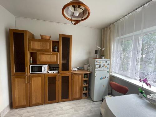 Kuchyňa alebo kuchynka v ubytovaní Lake hostel