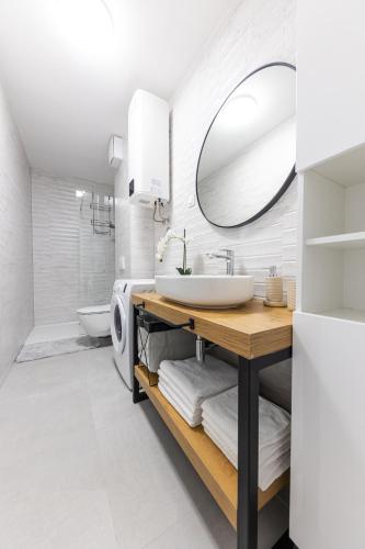 Vonios kambarys apgyvendinimo įstaigoje Apartment Castrum Split
