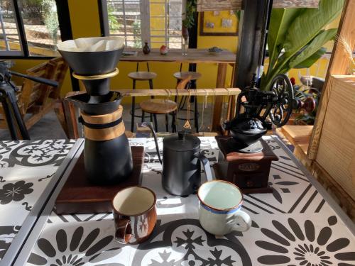 The Burrow Dalatにあるコーヒーまたはお茶