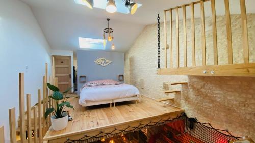 L'atelier - Duplex Gîte de charme avec Spa La Rochelle