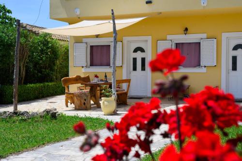 Zahrada ubytování Harmony Corfu Apartments & Studios