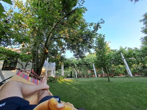 Κήπος έξω από το Holidayhome with 100% bio food