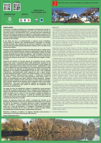 a page of a magazine with a picture of a lake at Casa da Rosa in Arcozelo