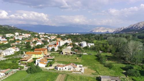 Letecký snímek ubytování Villa Dupini