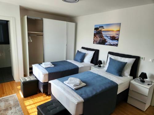 Ένα ή περισσότερα κρεβάτια σε δωμάτιο στο Villa Keti