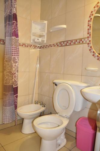 Bilik mandi di Hostel Copacabana La Quiaca