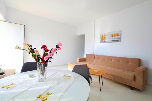Ruang duduk di Kabasa Apartments Vlorë