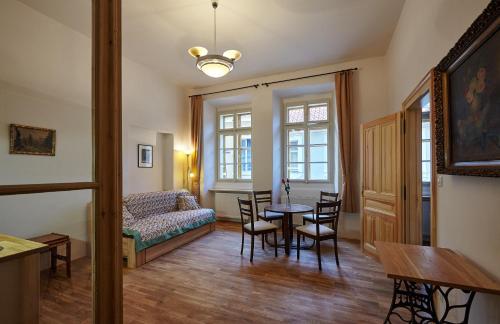 Posezení v ubytování Queen Bee apartments