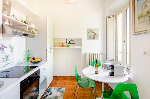 Kuchyň nebo kuchyňský kout v ubytování B&B Pantarei