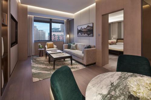 Coin salon dans l'établissement Hyatt Regency Metropolitan Chongqing