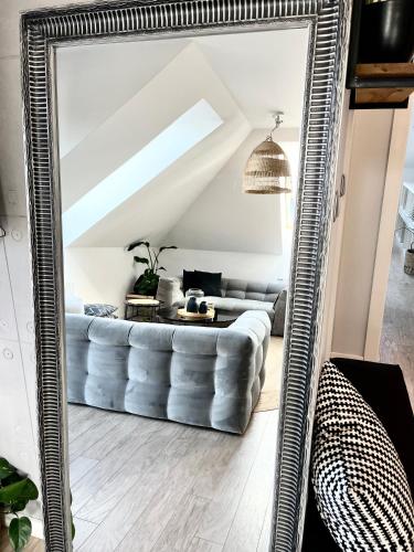 Χώρος καθιστικού στο Ach to tu Apartament