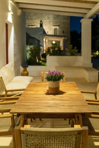 Posezení v ubytování Masseria Rescio