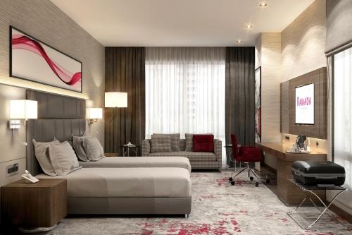 Ruang duduk di Ramada by Wyndham Rize Findikli