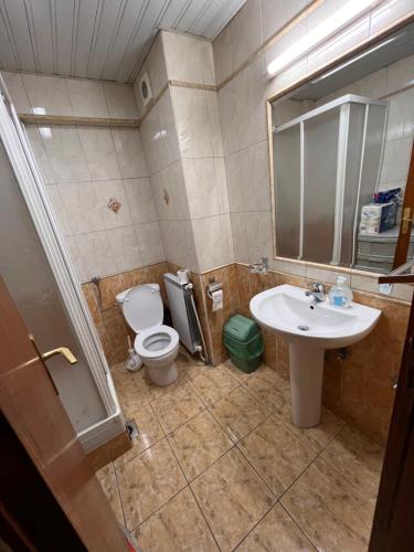 Et badeværelse på Apartment Bella