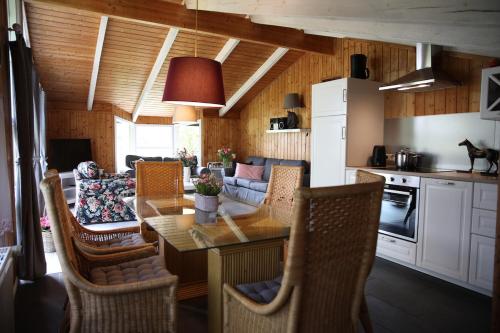 Kuchyň nebo kuchyňský kout v ubytování Hotel Hof Kirchhorst