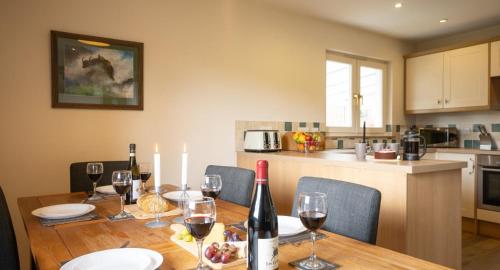 Dapur atau dapur kecil di Salmon Run Lodge