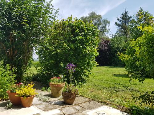 Zahrada ubytování Gîte LA BERGERIE