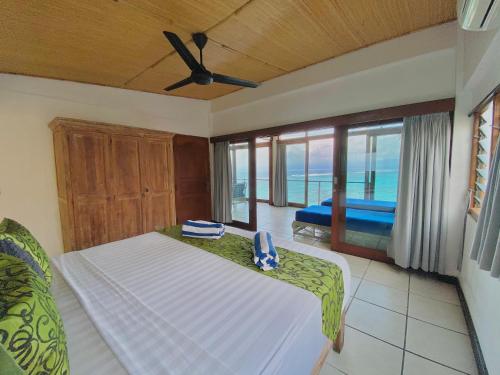 Postel nebo postele na pokoji v ubytování Lembongan Sanctuary Villas