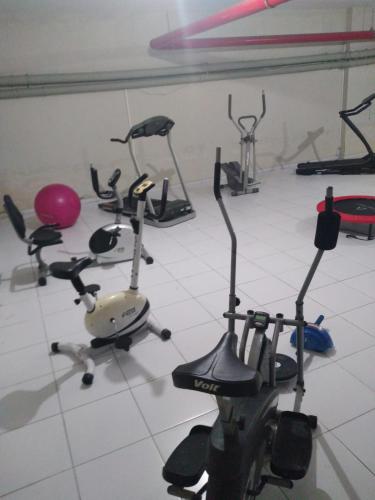 a group of exercise bikes in a room at Eryaman, Wide Luxury Concept in Etimesut