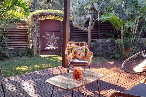 Zahrada ubytování Maison cosy avec piscine