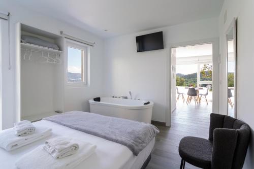 Postel nebo postele na pokoji v ubytování Solpor Galitrips - Apartamentos Corcubión