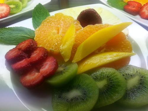 Eten bij of ergens in de buurt van het hotel

