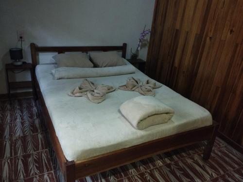 Ένα ή περισσότερα κρεβάτια σε δωμάτιο στο Nature house