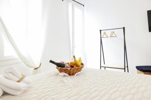 Ένα ή περισσότερα κρεβάτια σε δωμάτιο στο Seabed Suites Mykonos