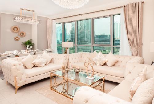 Posezení v ubytování Elite Royal Apartment Full Burj Khalifa & Fountain View - Czar