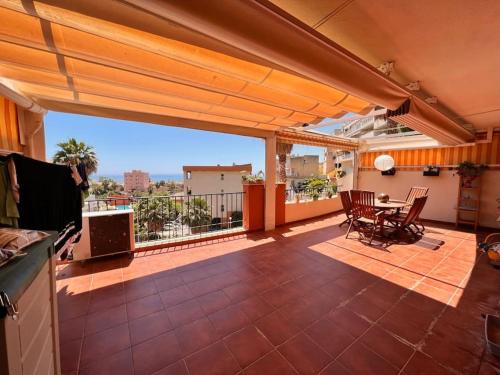 Benalmádena - Apartamento Vistas al Mar Terraza Gigante Verano e Invierno-Parking
