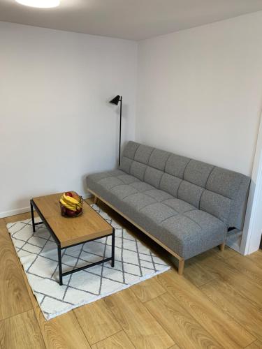 Χώρος καθιστικού στο Apartman Tatry