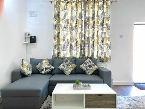 2 Bed Town Centre Nr Theatre Free Park Wi-Fi & gardenにあるシーティングエリア