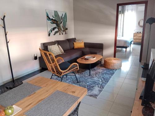 Ruang duduk di Central Lodge
