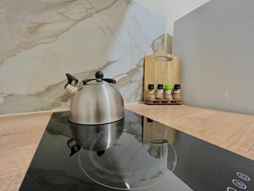 Dapur atau dapur kecil di Belix Seaview Apartments