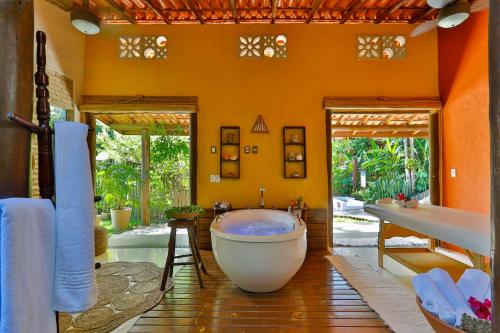 Zahrada ubytování Paraíso Ecológico Pousada & SPA