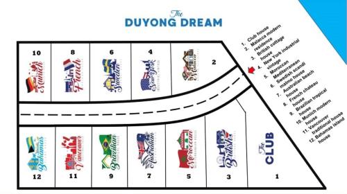 Půdorys ubytování The Duyong Dream