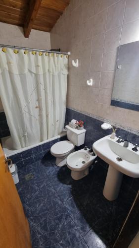 Salle de bains dans l'établissement Casa de huéspedes Los Andes