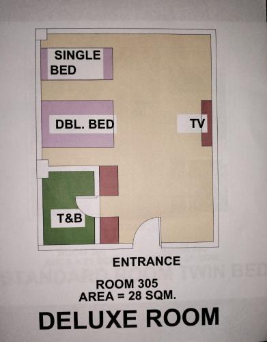 a poster of a room with a room with a floor at ECL Resort Hotel Boracay in Boracay