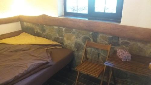 Postel nebo postele na pokoji v ubytování Bukska Sadyba