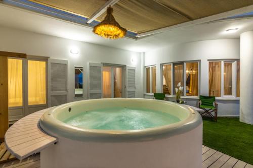 The White Cycladic Style Apt with Plunge Pool