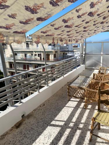 Balkón nebo terasa v ubytování Sky Loft