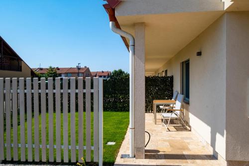 Μπαλκόνι ή βεράντα στο Apartmány Na Zahradách
