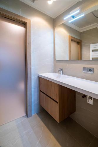 Ένα μπάνιο στο Apartmány Na Zahradách